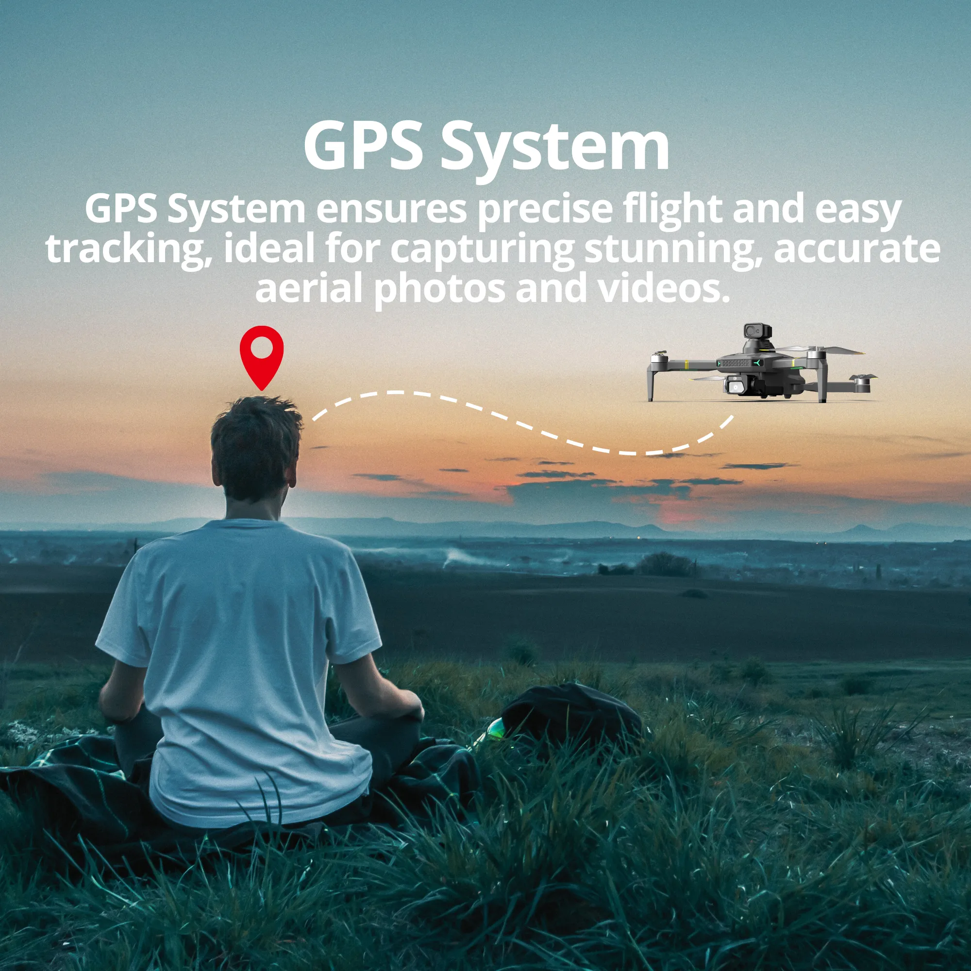The Bigly Brothers E59 Mark III Delta Black Superior Edition, 60-Min Flight Time, Obstacle Avoidance Drone with Camera, 720 Degrees of Obstacle Avoidance Drone with Carrying Case Below 249g