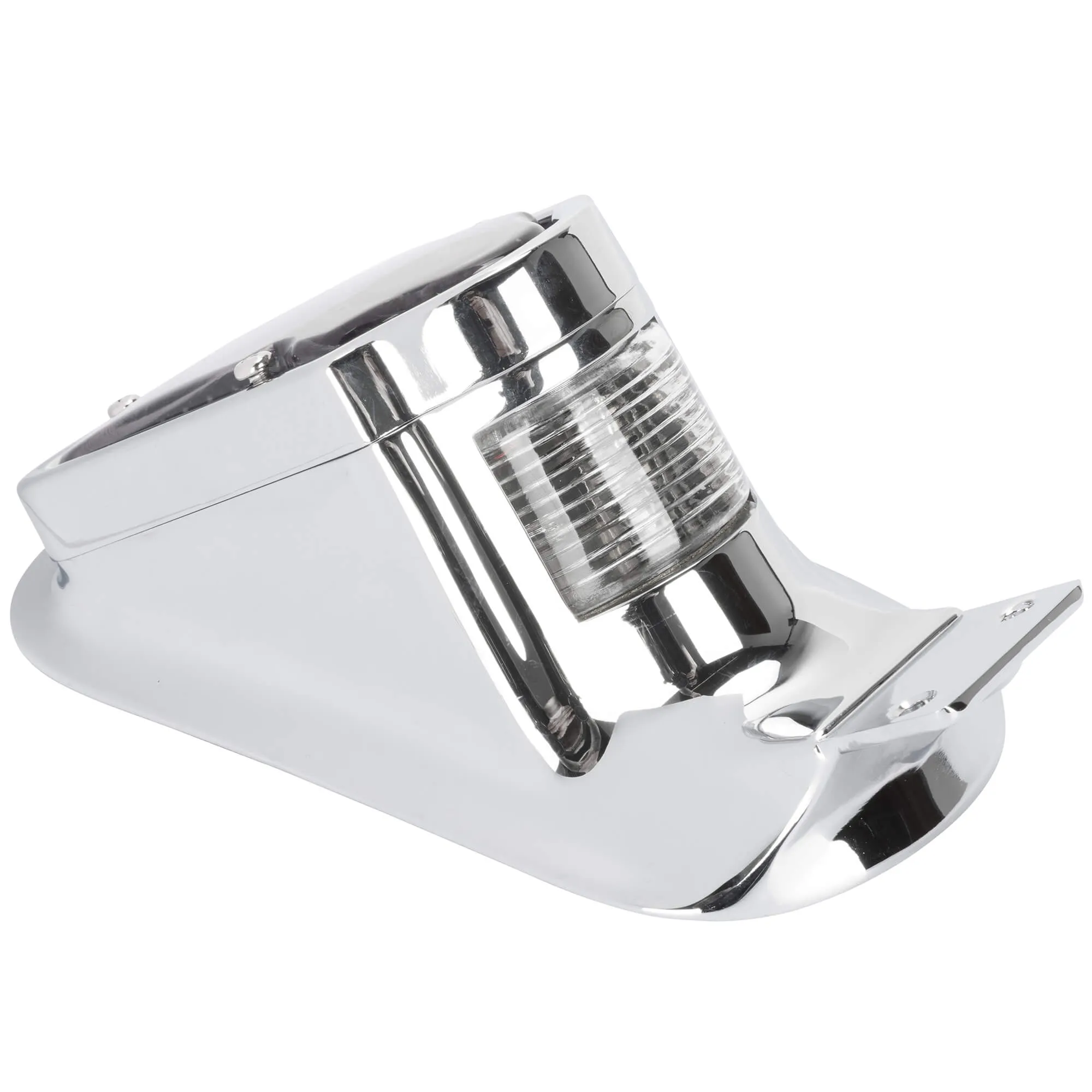 Tombstone LED Taillight - Smoked Lens - Chrome