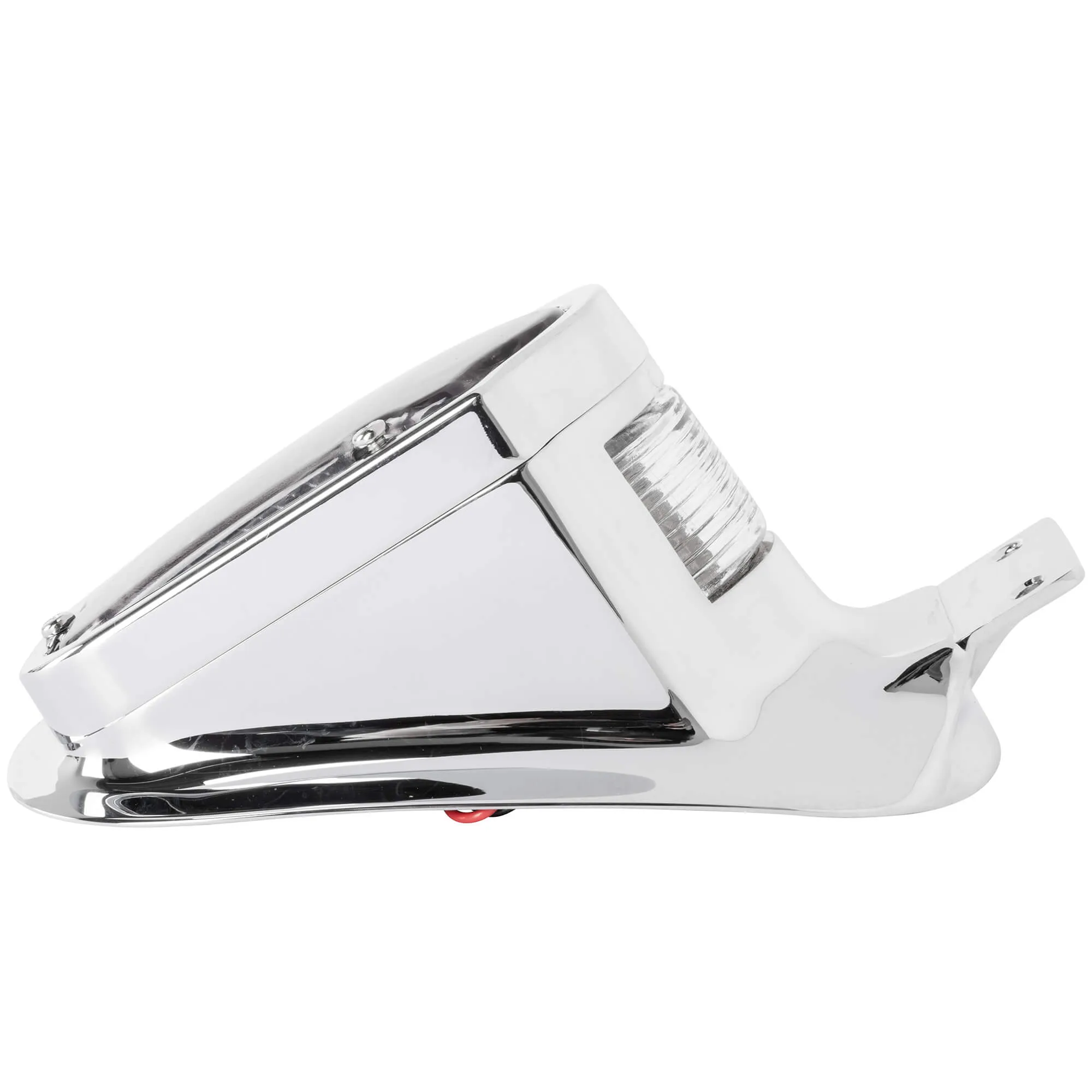 Tombstone LED Taillight - Smoked Lens - Chrome