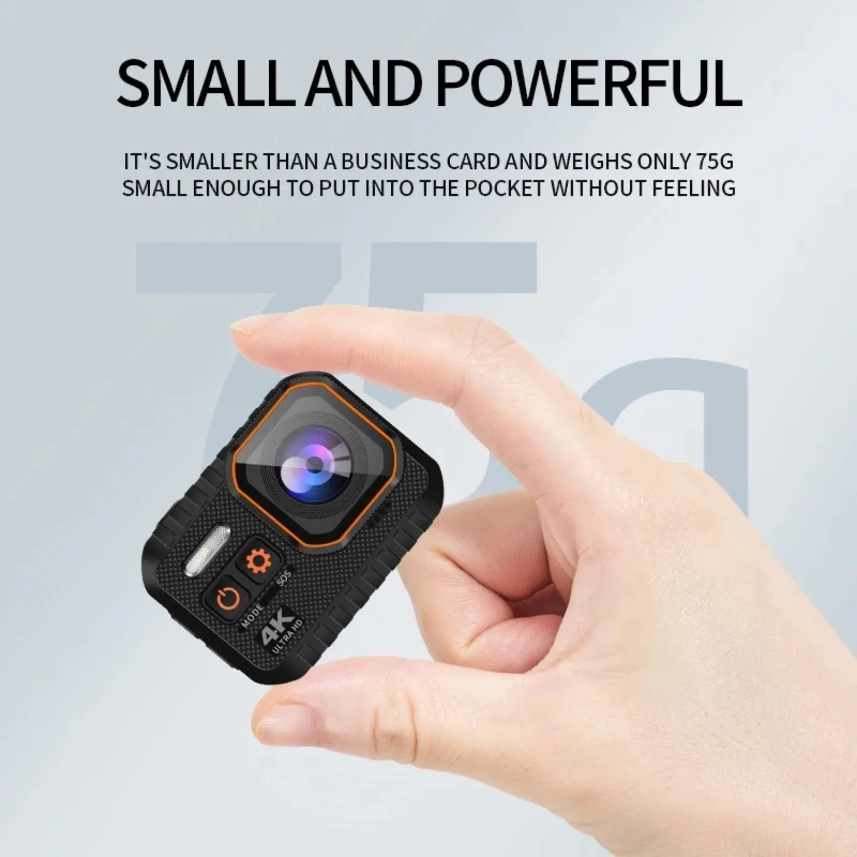 TUTT 4K 60fps 20MP Waterproof Action Camera Dash Cam 2” IPS Display IP68 Waterproof Underwater Wi-fi Motion Camera Hamlet Vlogging Hard Case 128GB SanDisk 3 in 1 SD/TF/Charging Kit