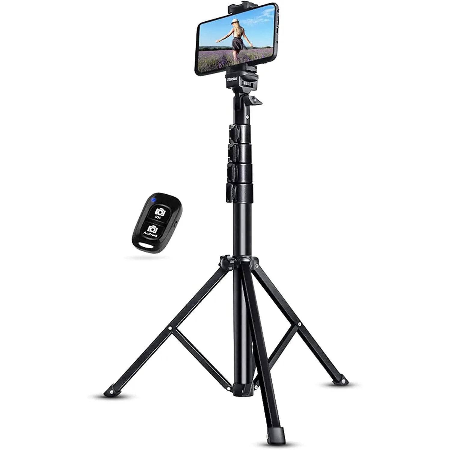 UBeesize 51" Extendable Tripod Stand with Bluetooth Remote