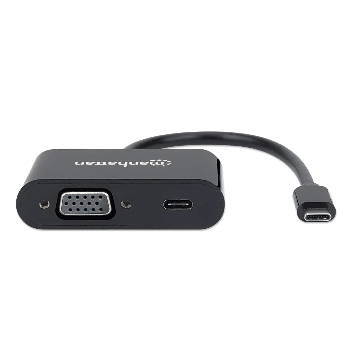 USB-C to VGA Converter with Power Delivery Port