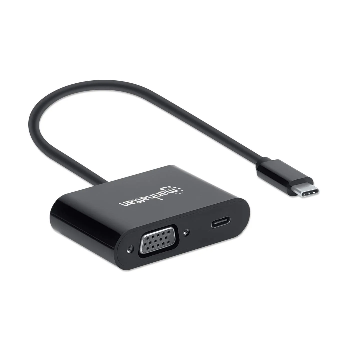 USB-C to VGA Converter with Power Delivery Port