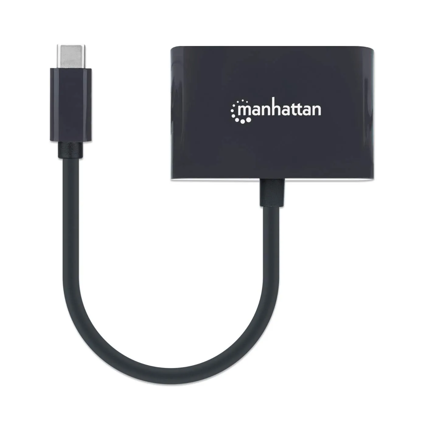 USB-C to VGA Converter with Power Delivery Port