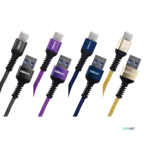 USB to Type-C Denim Nylon Non Tearable Cable (Gen 2)