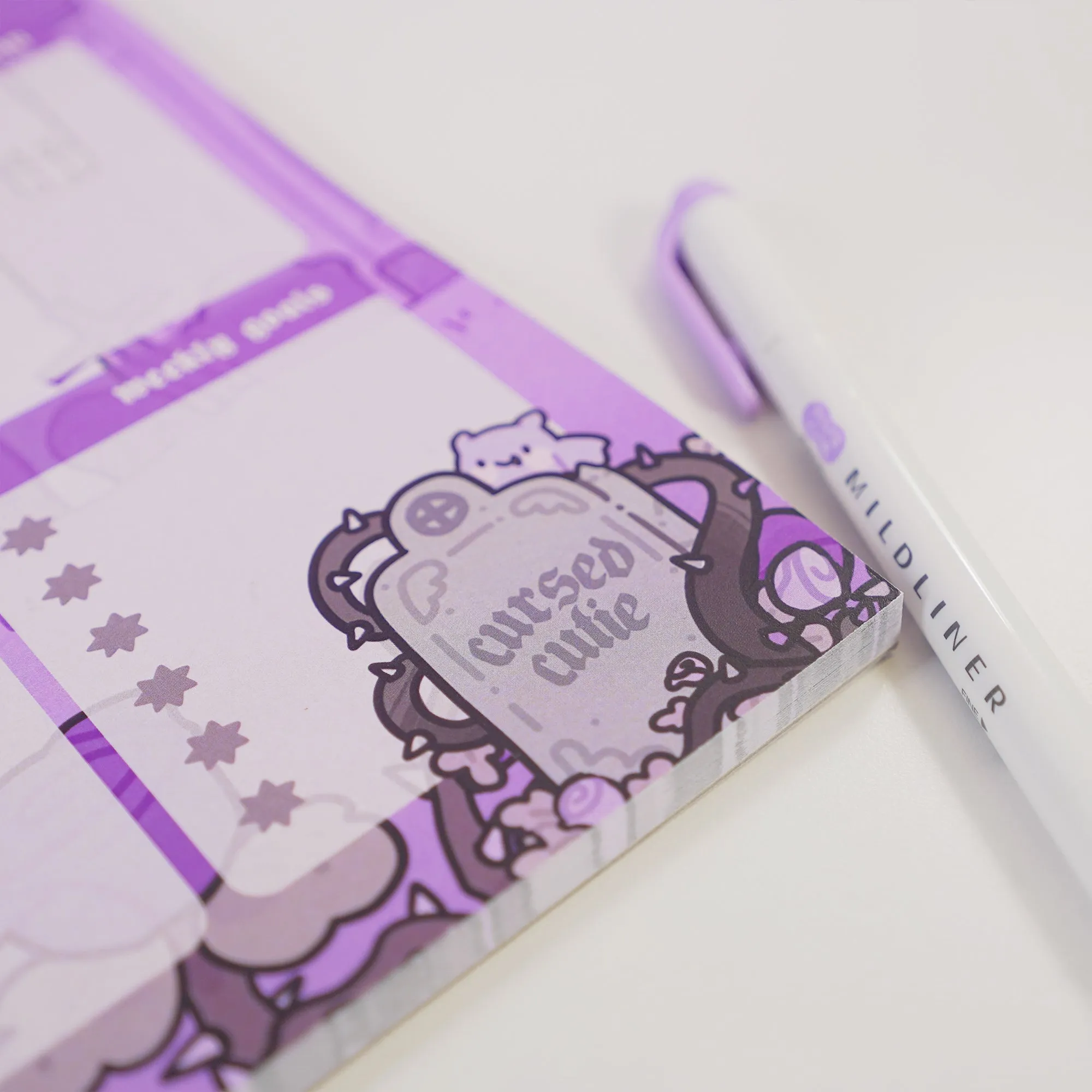 Vampies Vault A4 Weekly Desk Planner | Gothic Halloween Stationery | Kawaii Spooky Vampire, Spider & Bat Organizer