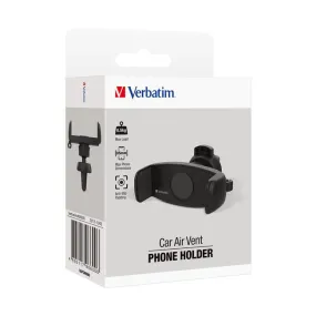 Verbatim Essentials Phone Mount Air Vent Black