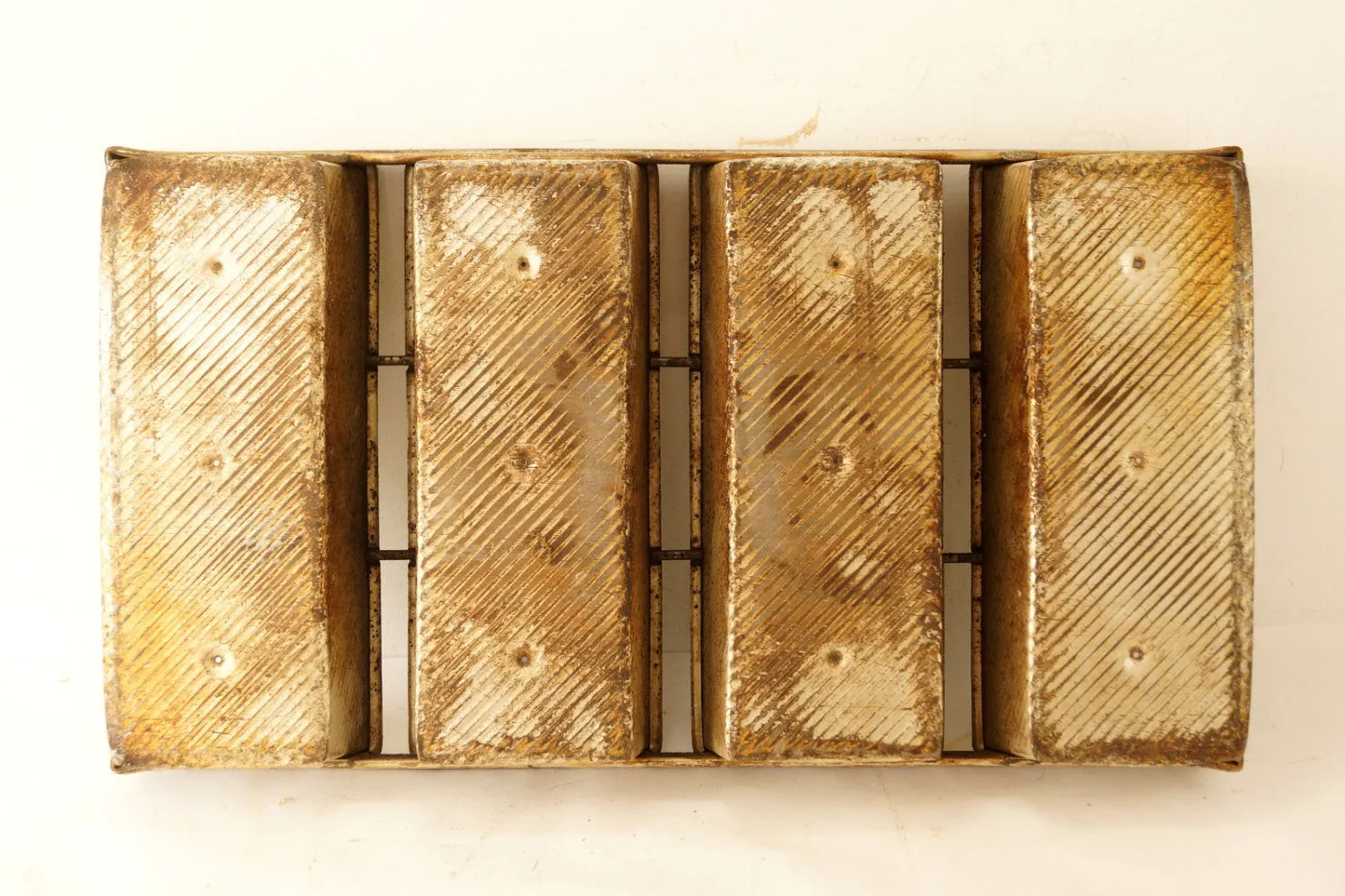 Vintage Industrial Metal Bread Pan by Chicago Metallic (c.1940s)