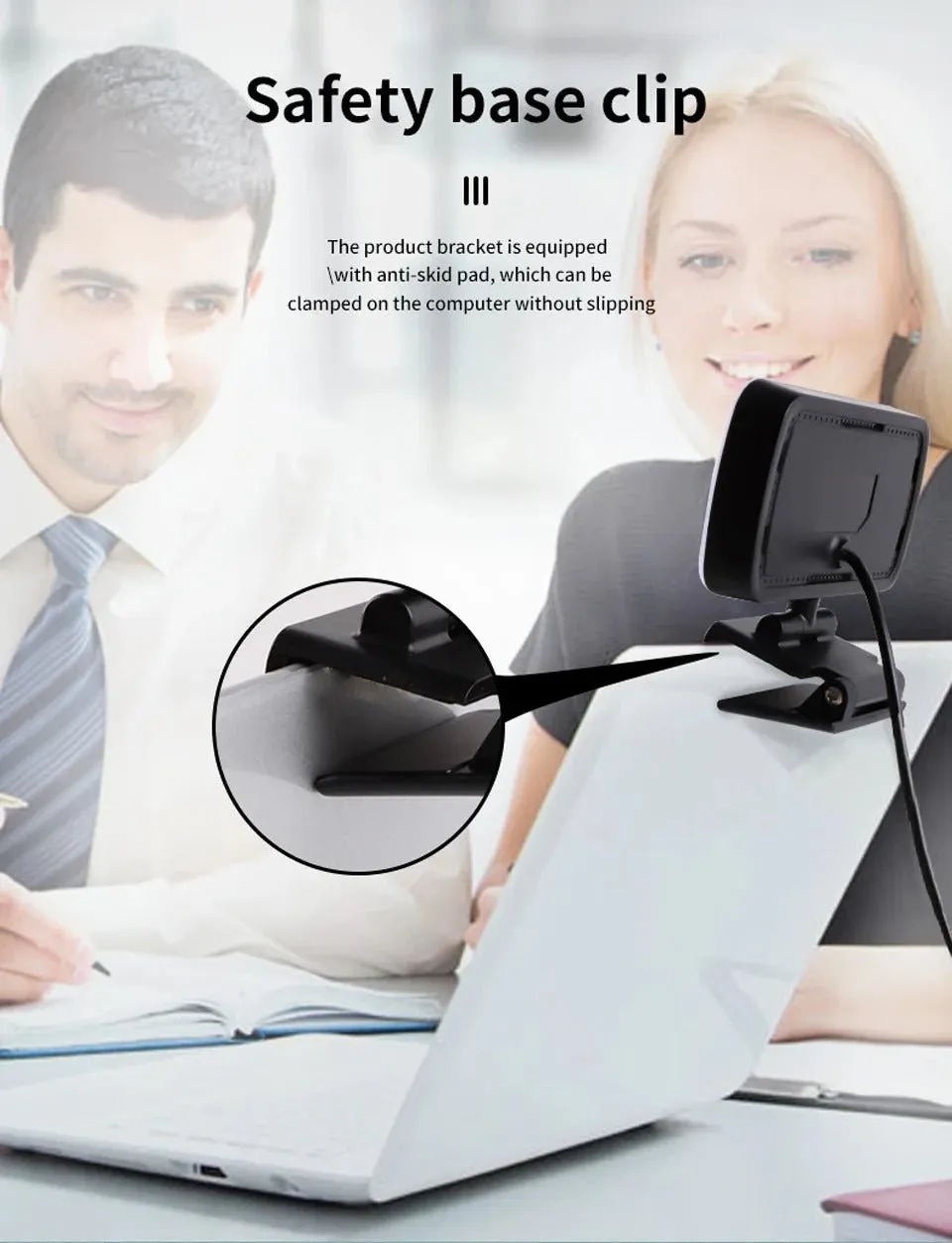 Vlog & Video Conference Lighting Kit - Small Zoom Light for Video Recording/Live Streaming/Remote Working/Distance Learning/Online Meeting/Laptop Video Conferencing and Make up