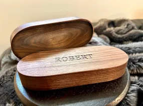 Walnut Personalized Valet
