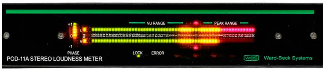 Ward-Beck POD11A Digital Stereo Loudness Meter
