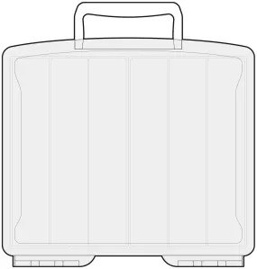 We R Washi Translucent Plastic Storage Bin 14"X13"X4.375" Case