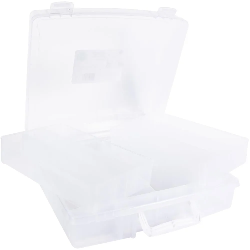 We R Washi Translucent Plastic Storage Bin 14"X13"X4.375" Case
