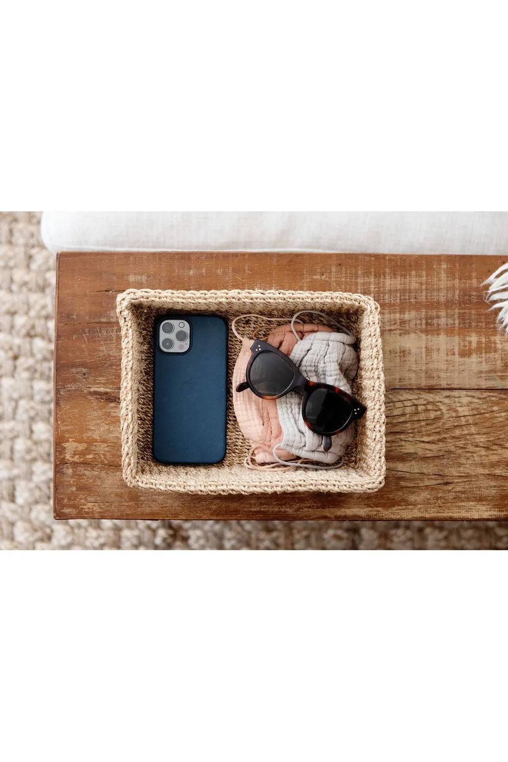 Woven Catchall Storage Tray | All Natural