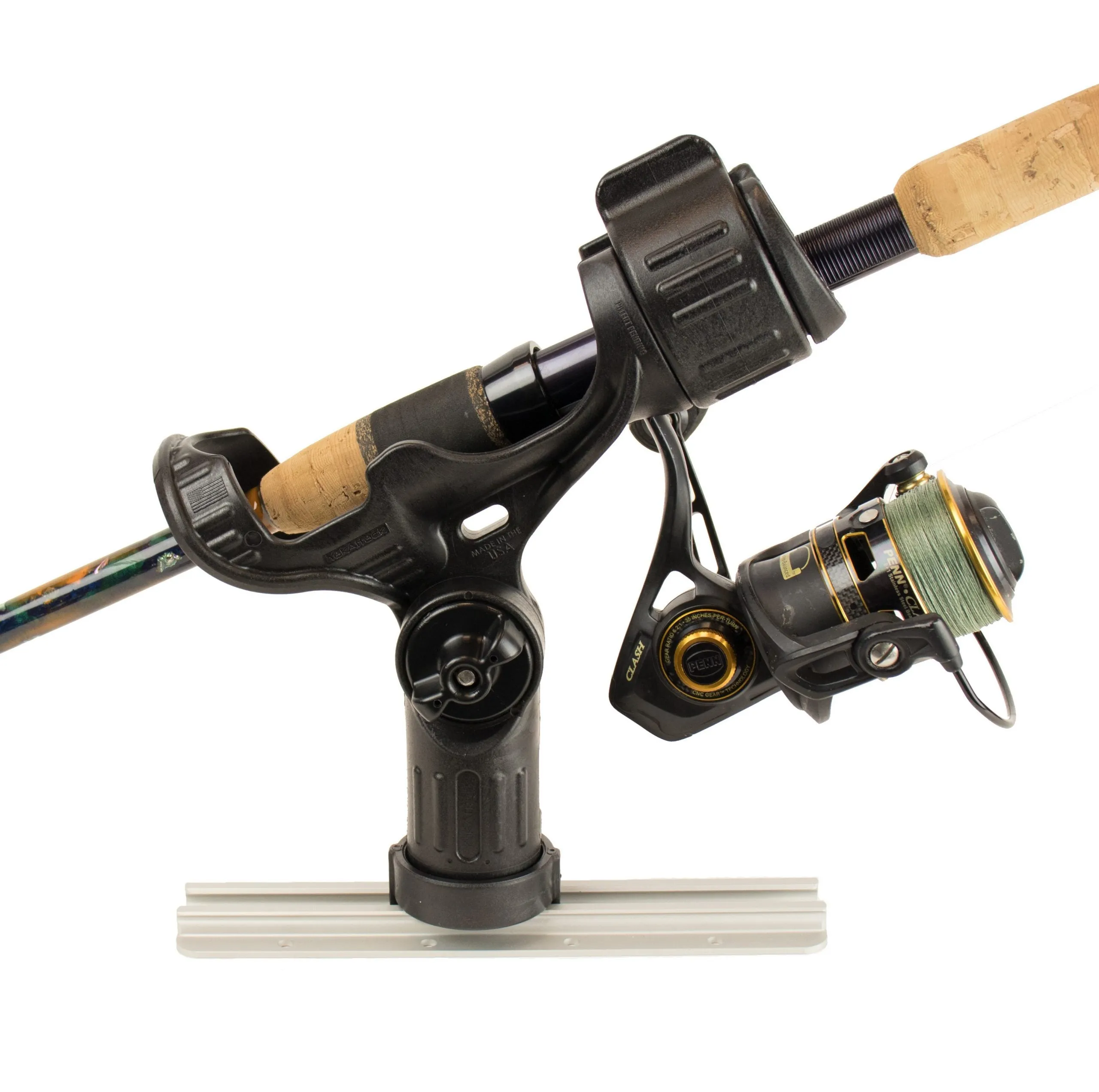 YakAttack Omega Universal Rod Holder Track Mount