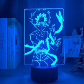 Yu Hakusho Hiei Led Night Lamp 3d   LED Night Light Colorful Colors Changing Touch Remote Bedside Lamp Cool Gift