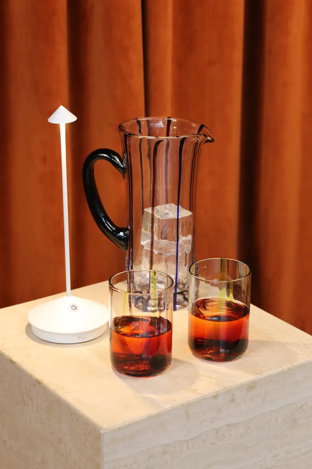 Zafferano Pina Pro Table Lamp Available in 5 Colors
