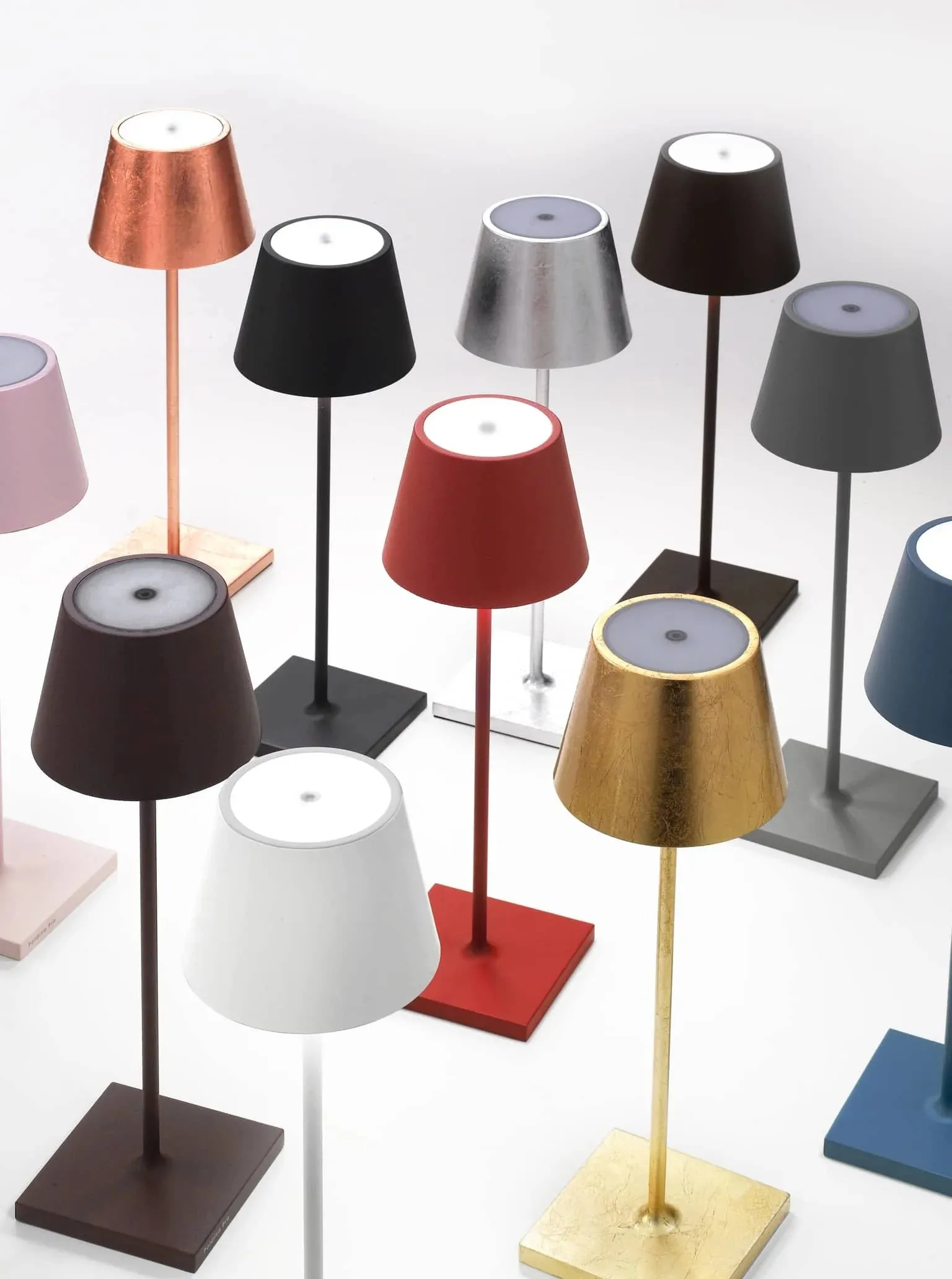 Zafferano Poldina Pro Table Lamp Available in 12 Colors