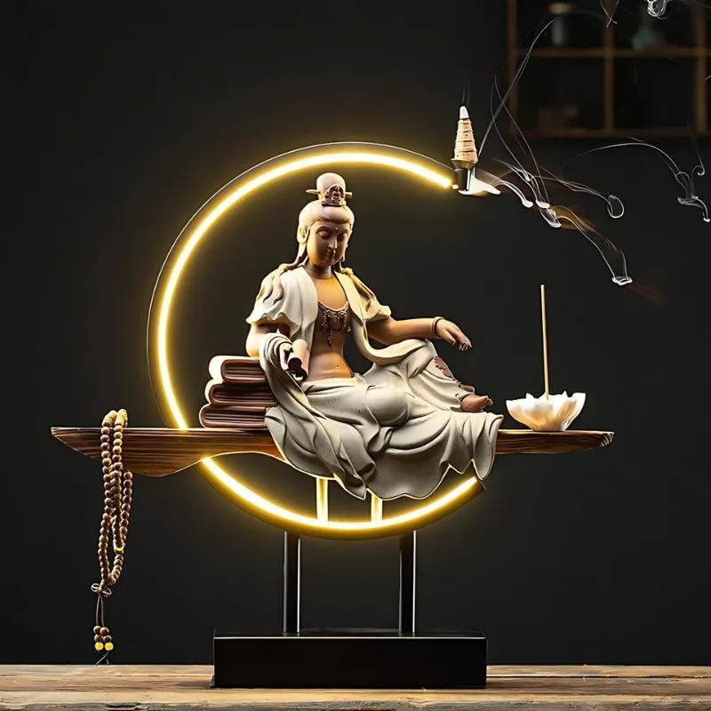 Zen Incense Burner Table Lamp